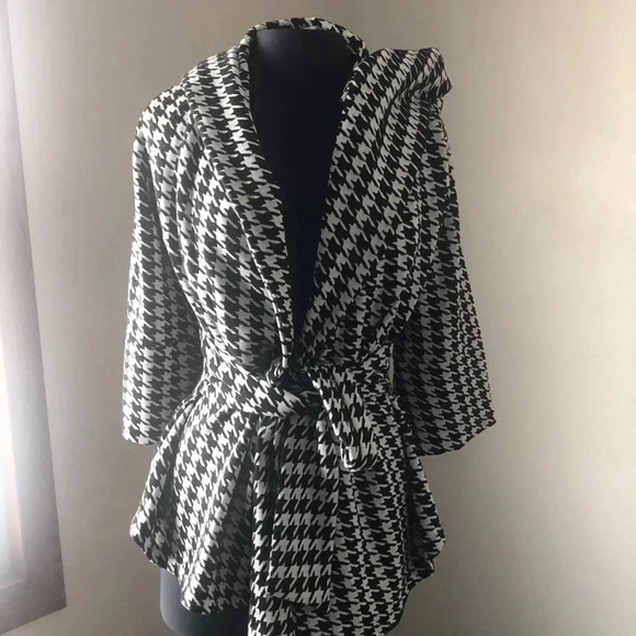 Houndstooth Tie Jacket - Picture 1 of 5